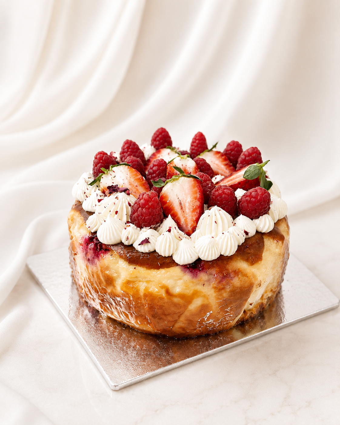 BASQUE CHEESECAKE (NUT-FREE)